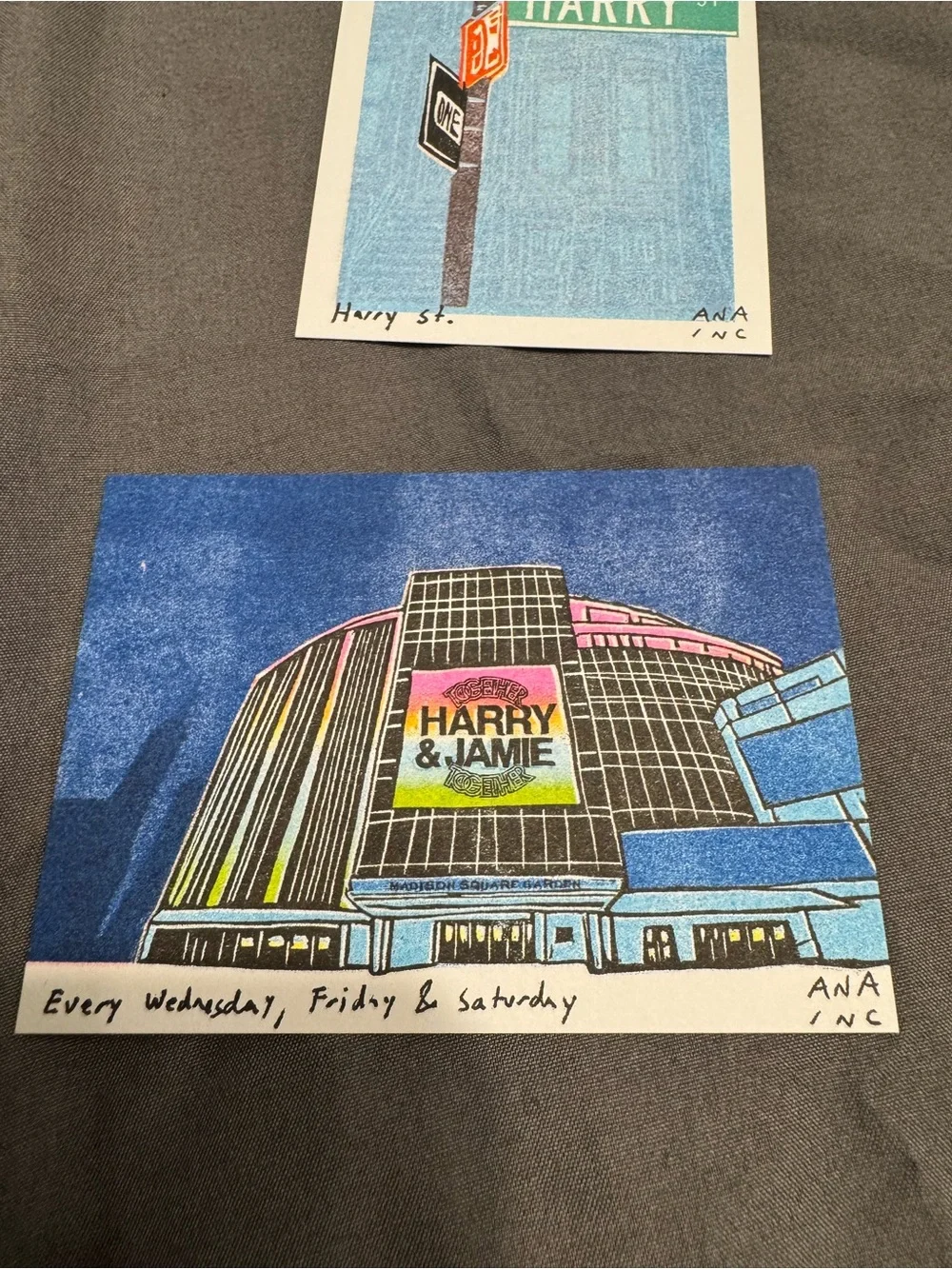 4 Harry style prints from NYC pop up shop